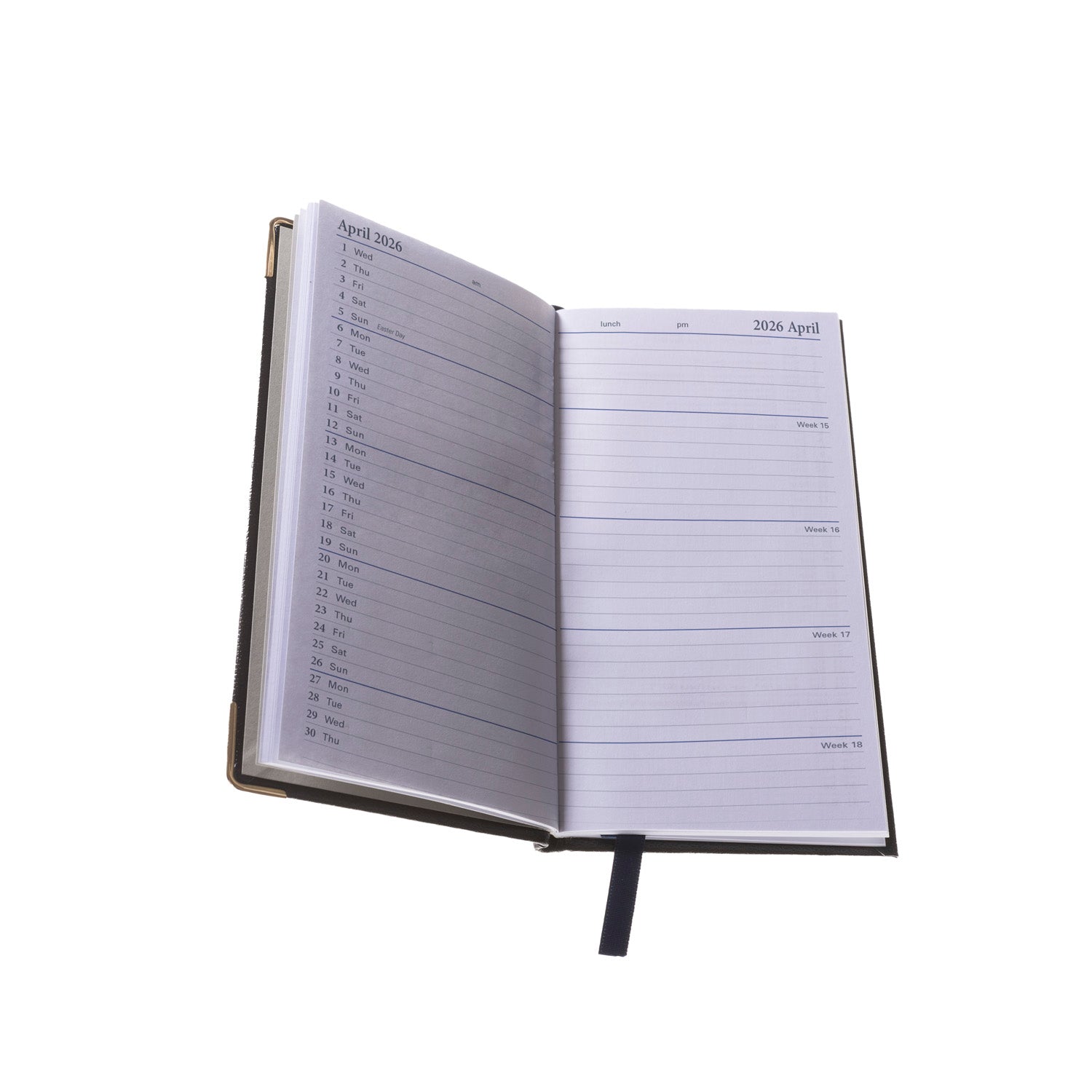 Business Pockets - Slim - Monthly - Diary - 2026 Calendar Year Planner