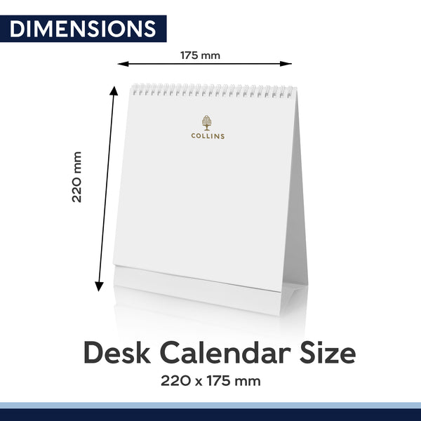 Collins Brighton 2024 Desk Calendar Collins Debden UK