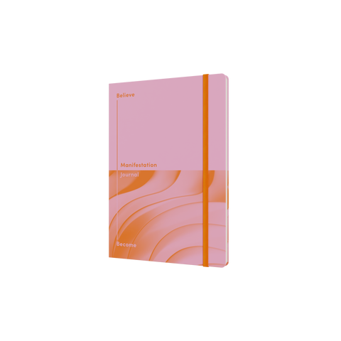 Believe and Become Manifestation Journal, A5 - Pink