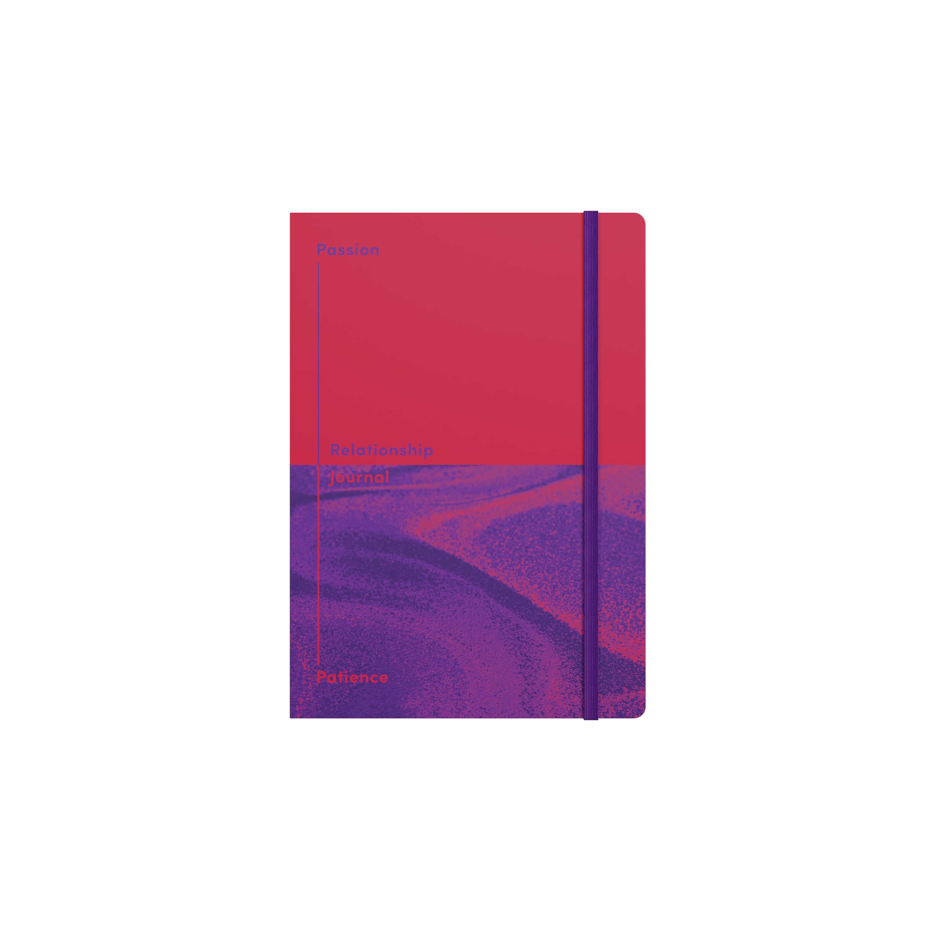 Passion and Patience Relationship Journal, A5 - Red