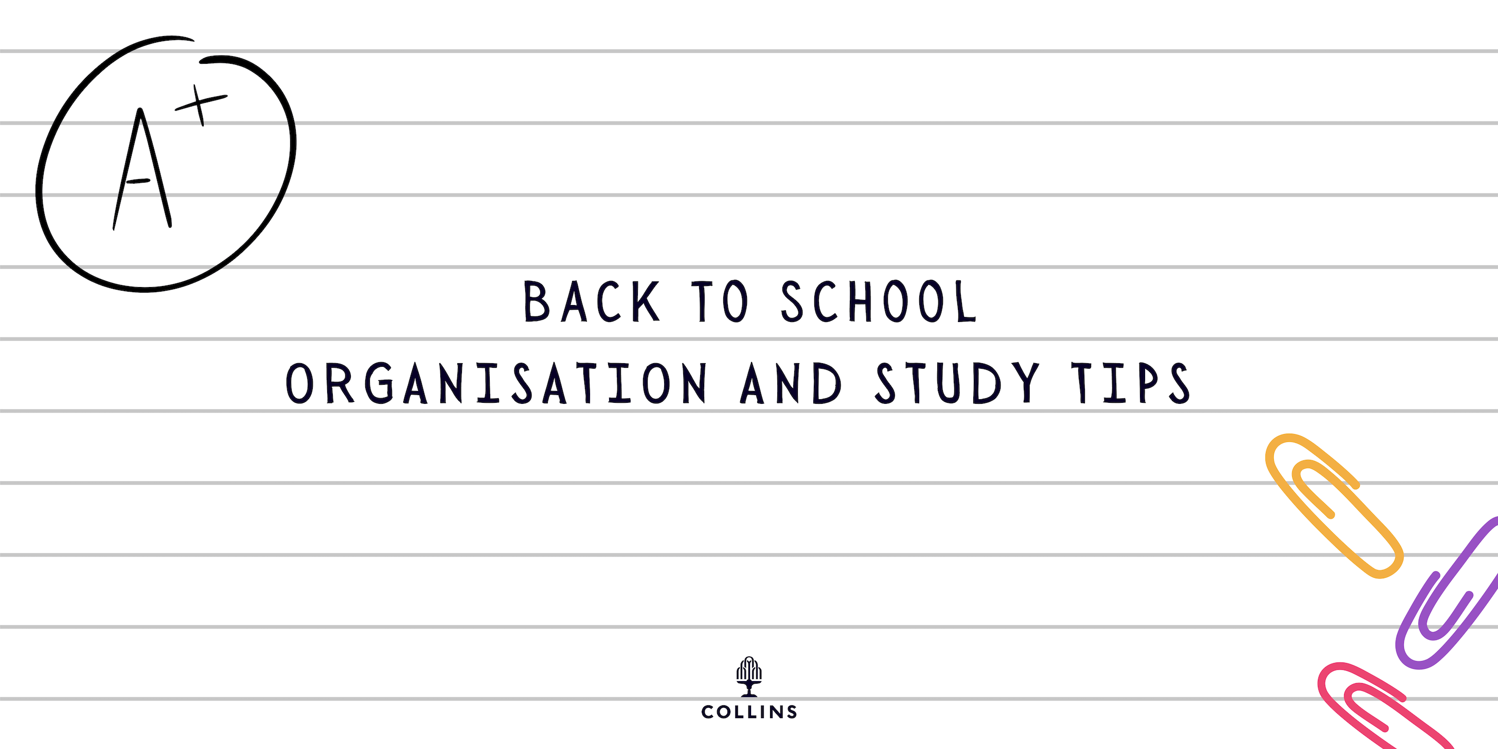 Back to school organisation & study tips