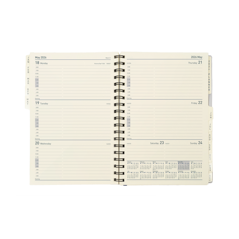 Elite - Executive Week-To-View Diary Refill - 2026 Calendar Year Planner
