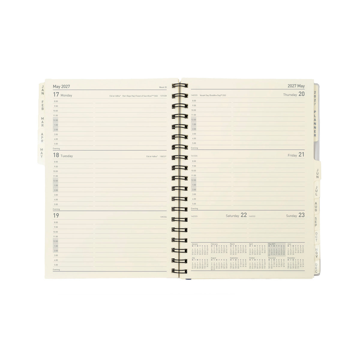 2027 Calendar Year Planner - 12 Month Executive Week-to-View Diary Refill - Collins Debden Elite Range (1130R-27)