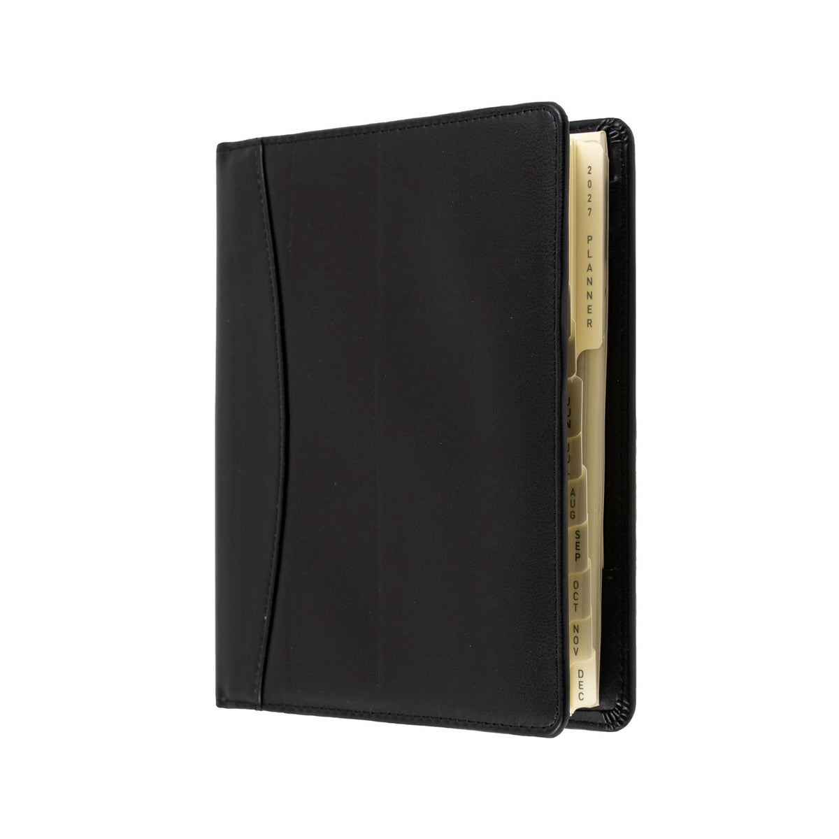 2027 Calendar Year Planner - 12 Month Compact 190x127mm Day-to-Page Diary - Hard Cover in Black - Collins Debden Elite Range (1140V.99-27)