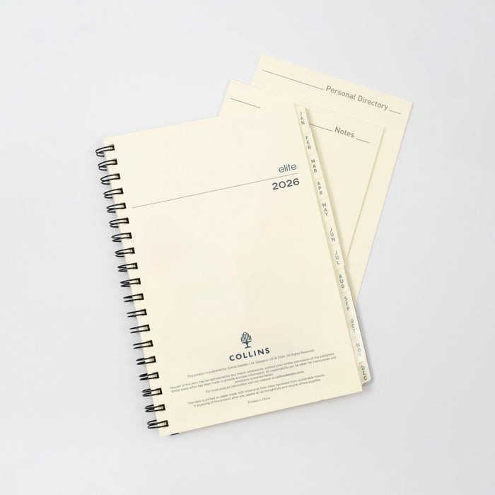 Elite - Compact Week-To-View Diary Refill - 2026 Calendar Year Planner