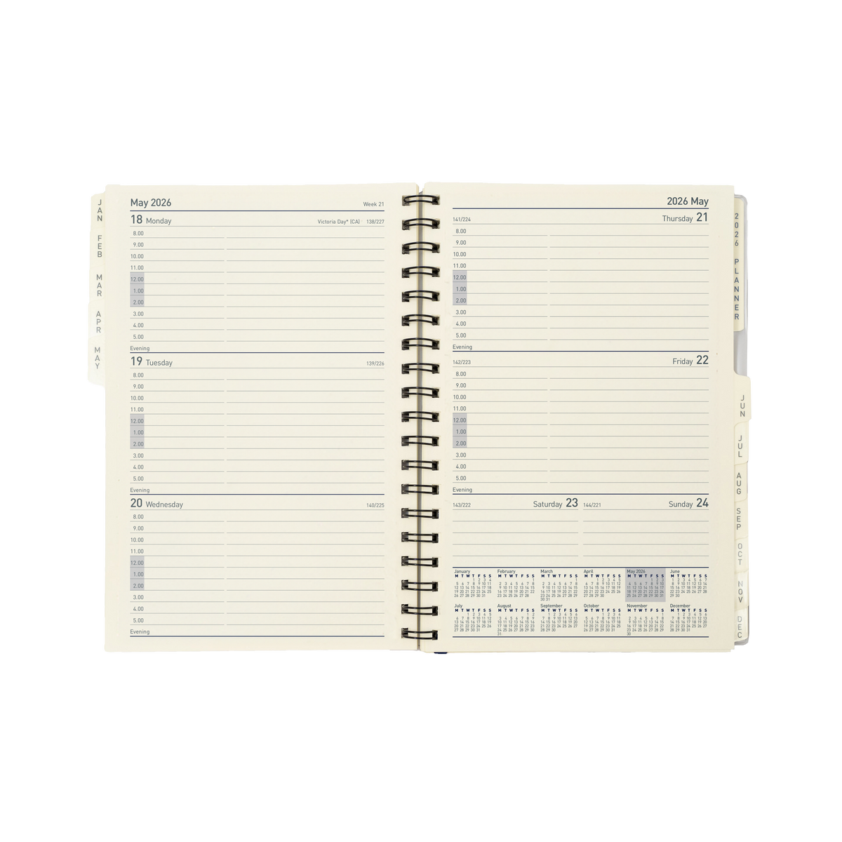 Elite - Compact Week-To-View Diary - 2026 Calendar Year Planner
