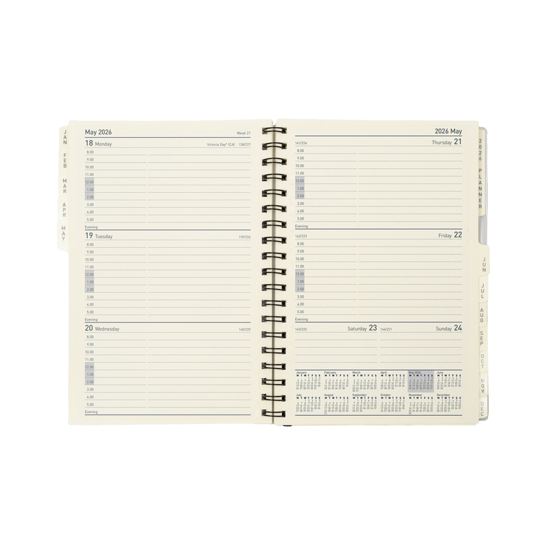 Elite - Compact Week-To-View Diary - 2026 Calendar Year Planner