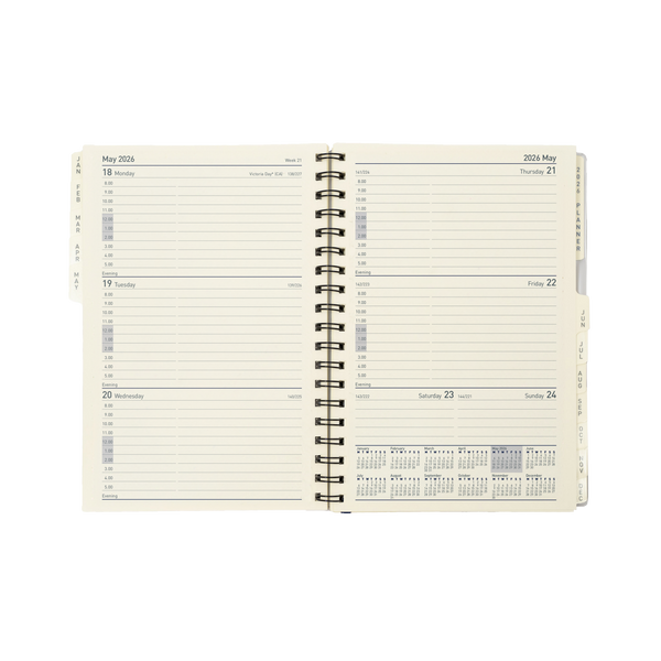 Elite - Compact Week-To-View Diary Refill - 2026 Calendar Year Planner