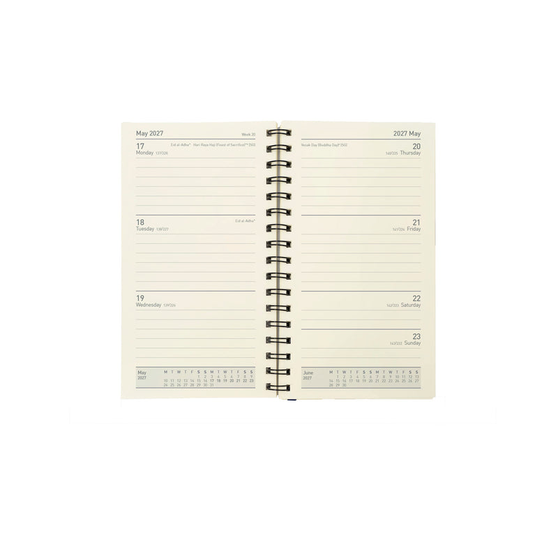 2027 Calendar Year Planner - 12 Month Pocket Week-to-View Diary Refill - Collins Debden Elite Range (1165R-27)