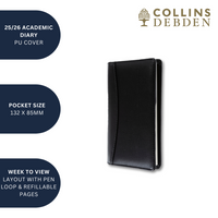 Elite - Pocket Week-to-View Mid/Academic Year Diary Planner 2025-2026