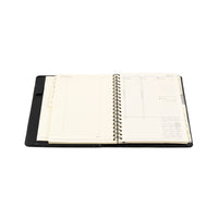 2027 Calendar Year Planner - 12 Month Manager 260x190mm Week-to-View Diary - Hard Cover in Black - Collins Debden Elite Range (1190V.99-27)
