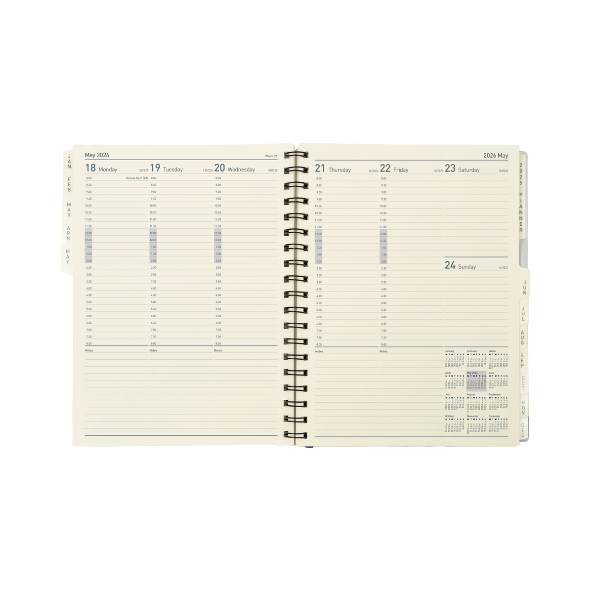 Elite - Manager Week-To-View Diary Refill - 2026 Calendar Year Planner