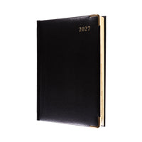 2027 Calendar Year Planner - 12 Month A5 Week-to-View Diary in Black - Collins Debden Classic Range (1270V.99-27)