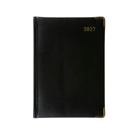 2027 Calendar Year Planner - 12 Month A5 Week-to-View Diary in Black - Collins Debden Classic Range (1270V.99-27)