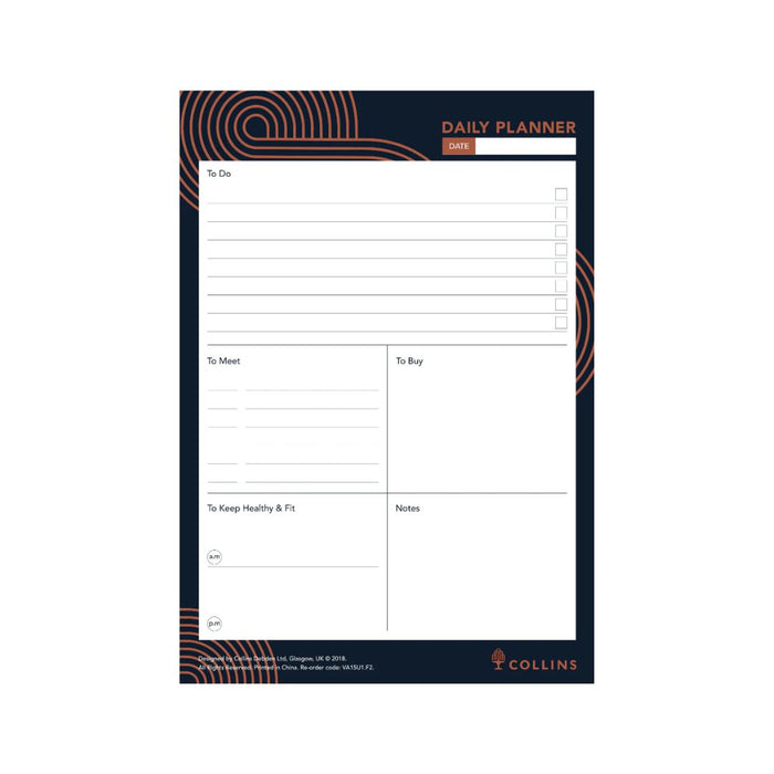Vanguard - A5 Daily Planner Desk Pad (VA15U1.F2)
