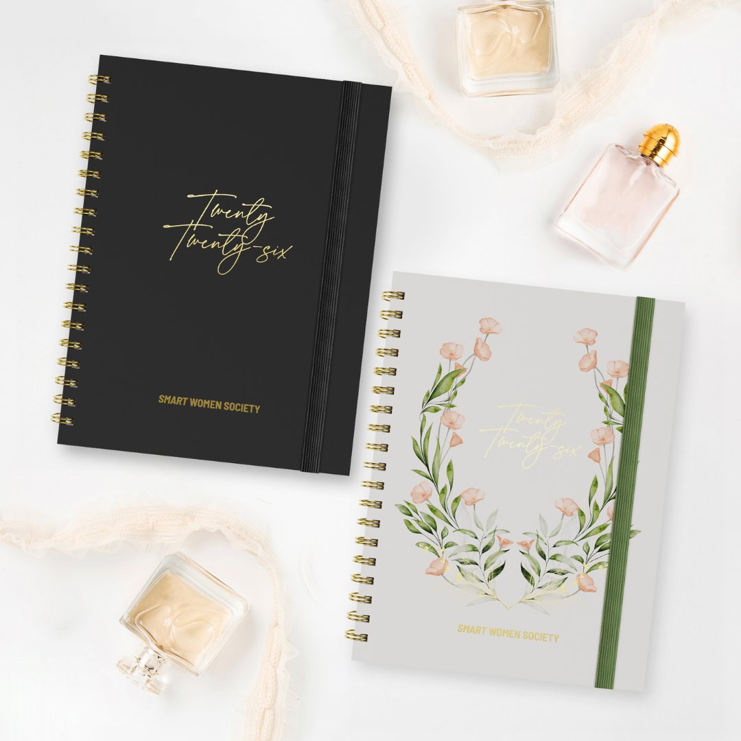 Smart Women Society - B5 Week-to-View - 2026 Calendar Year Diary/Planner - Black