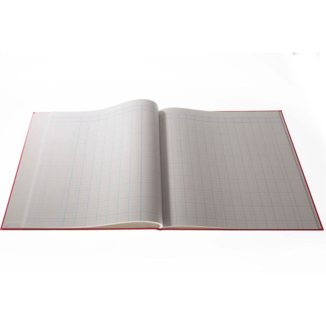 Cathedral -  Accounts Book Analysis  7 Debit, 14 Credit Columns - Red (150/7/14.1)