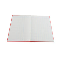 Cathedral -  Accounts Book  3 Debit, 9 Credit Columns - Red (69/3/9.1)