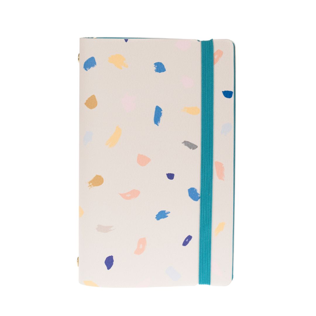 Undated Week-to-View Personal Dayplanner - Soft Cover Fashion - Brush Strokes (PRSTU3.BS)