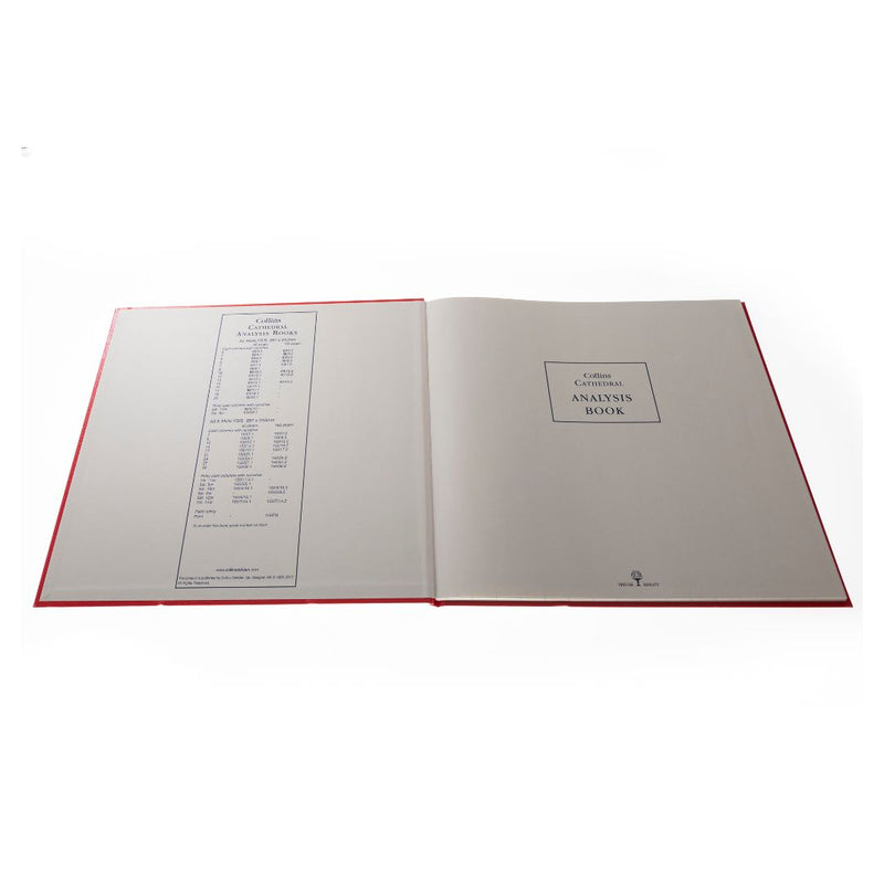 Cathedral -  Accounts Book Analysis 27 Cash Columns - Red (150/27.1)