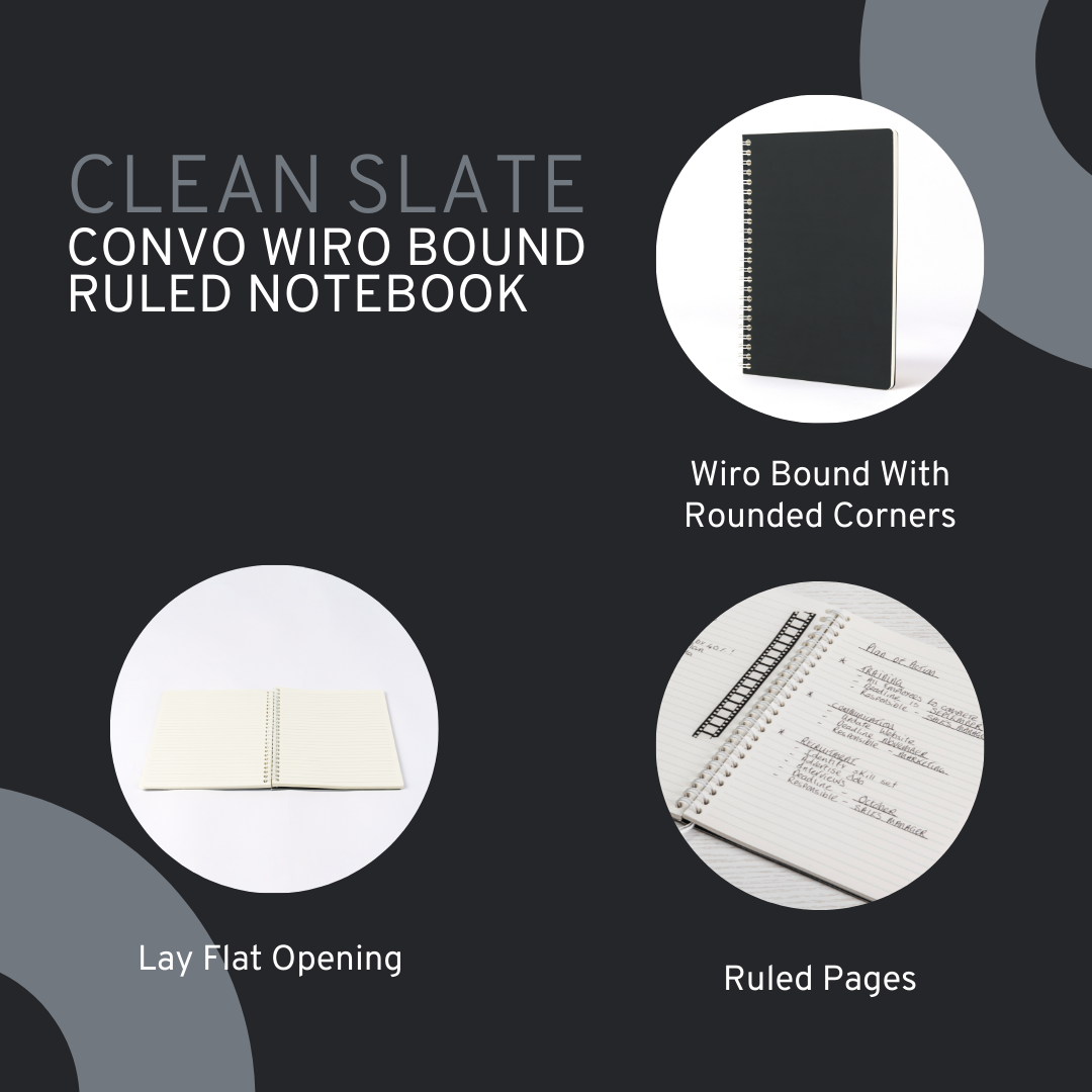 Convo Wiro Bound Ruled Notebook