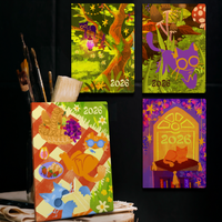 Bella Ramsay Cat - A5  Week-To-View - Diary - 2026 Calendar Year Planner