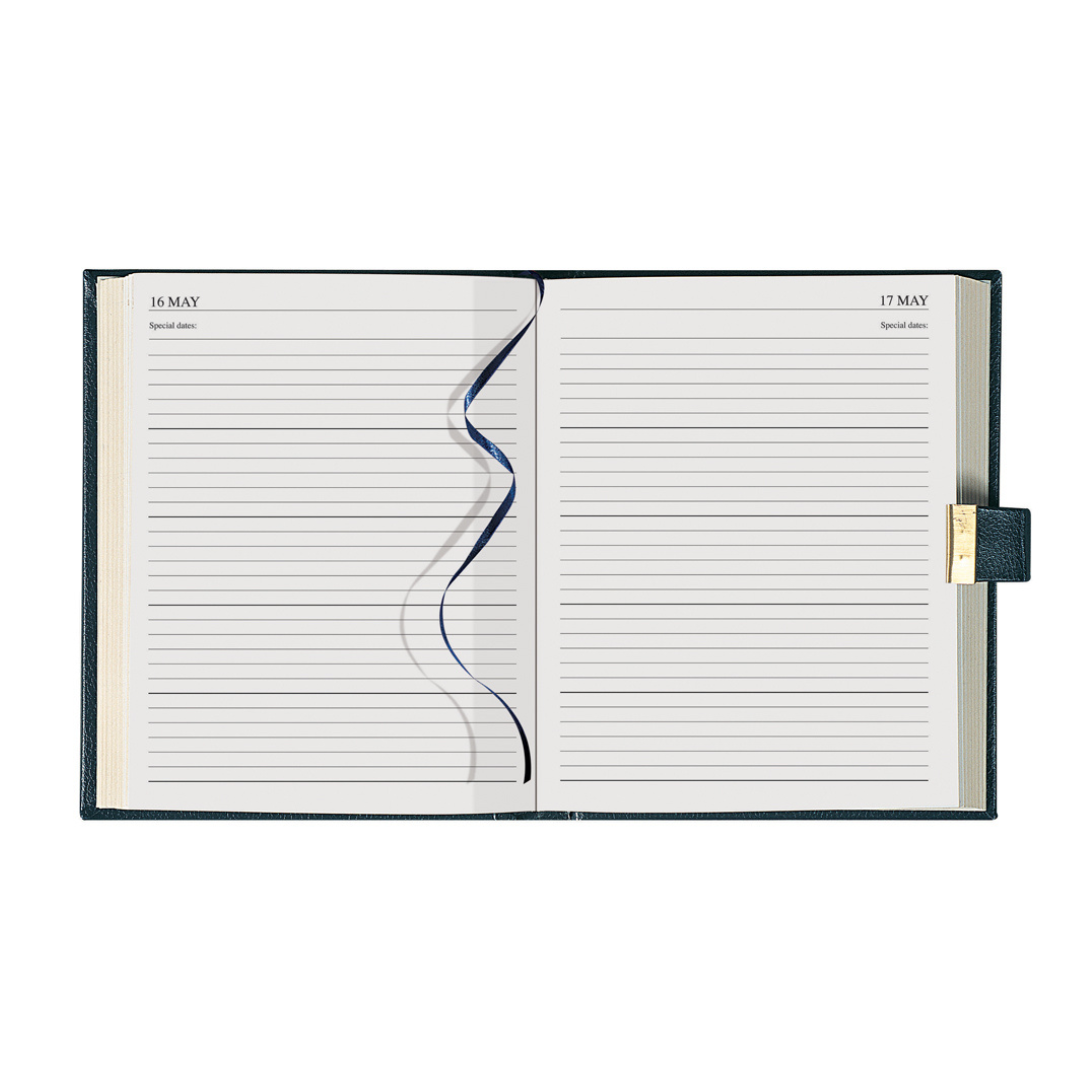 5 Year Diary - Undated A5 Week to View - Black (5Y1LBlack)