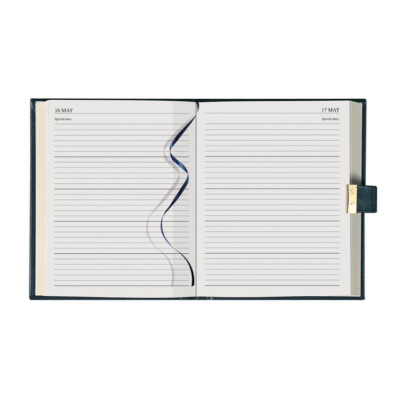 5 Year Diary - Undated A5 Week to View - Black (5Y1LBlack)