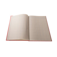 Cathedral -  Accounts Book  4 Cash Columns  - Red (69/4.1)