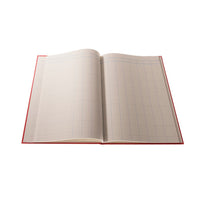 Cathedral -  Accounts Book 12 Cash Columns - Red (69/12.1)