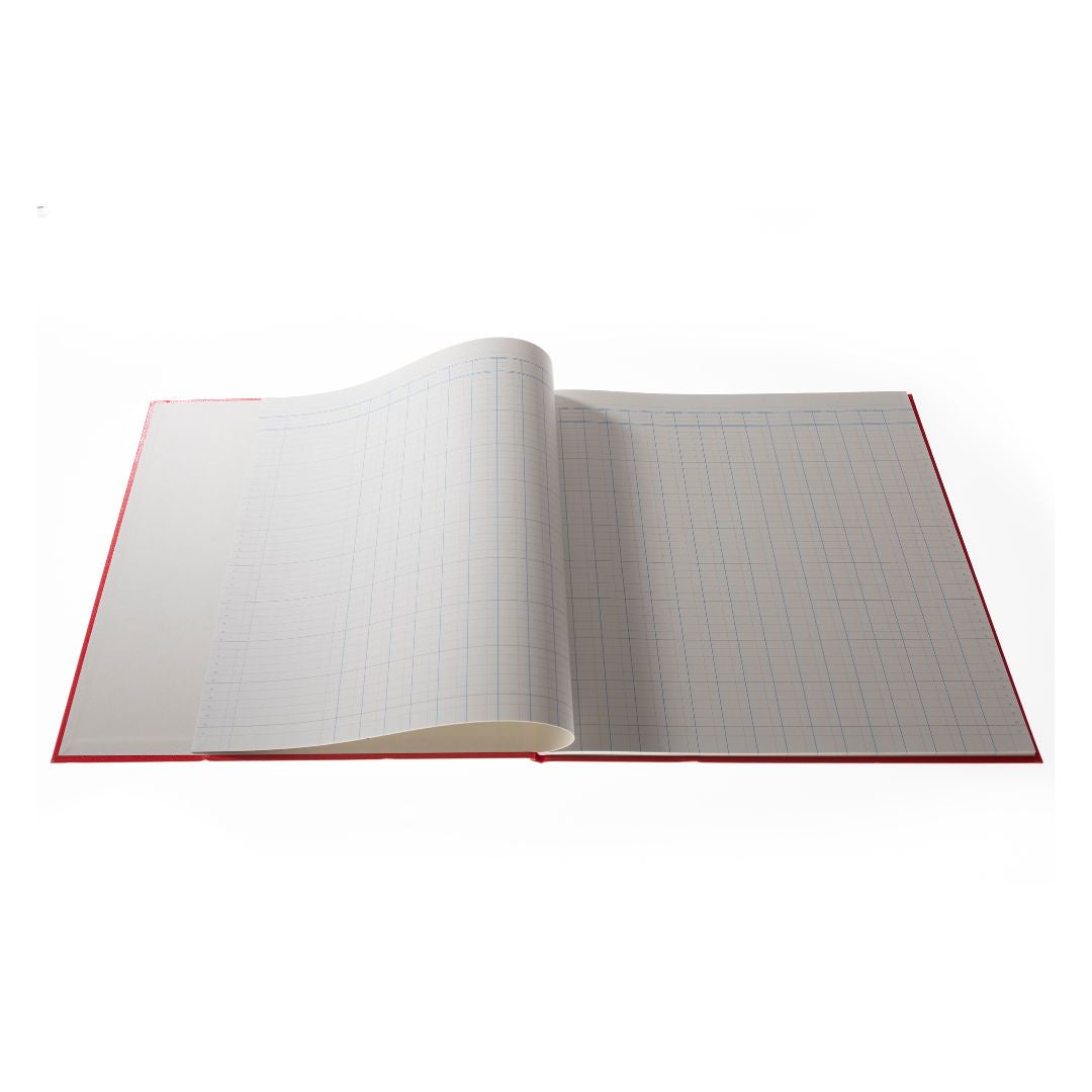 Cathedral -  Accounts Book Analysis 27 Cash Columns - Red (150/27.1)
