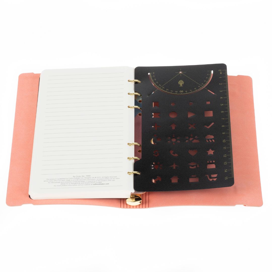 Undated Week-to-View Personal Dayplanner - Soft Cover Fashion - Geometric Shapes (PRSTU3.TR)