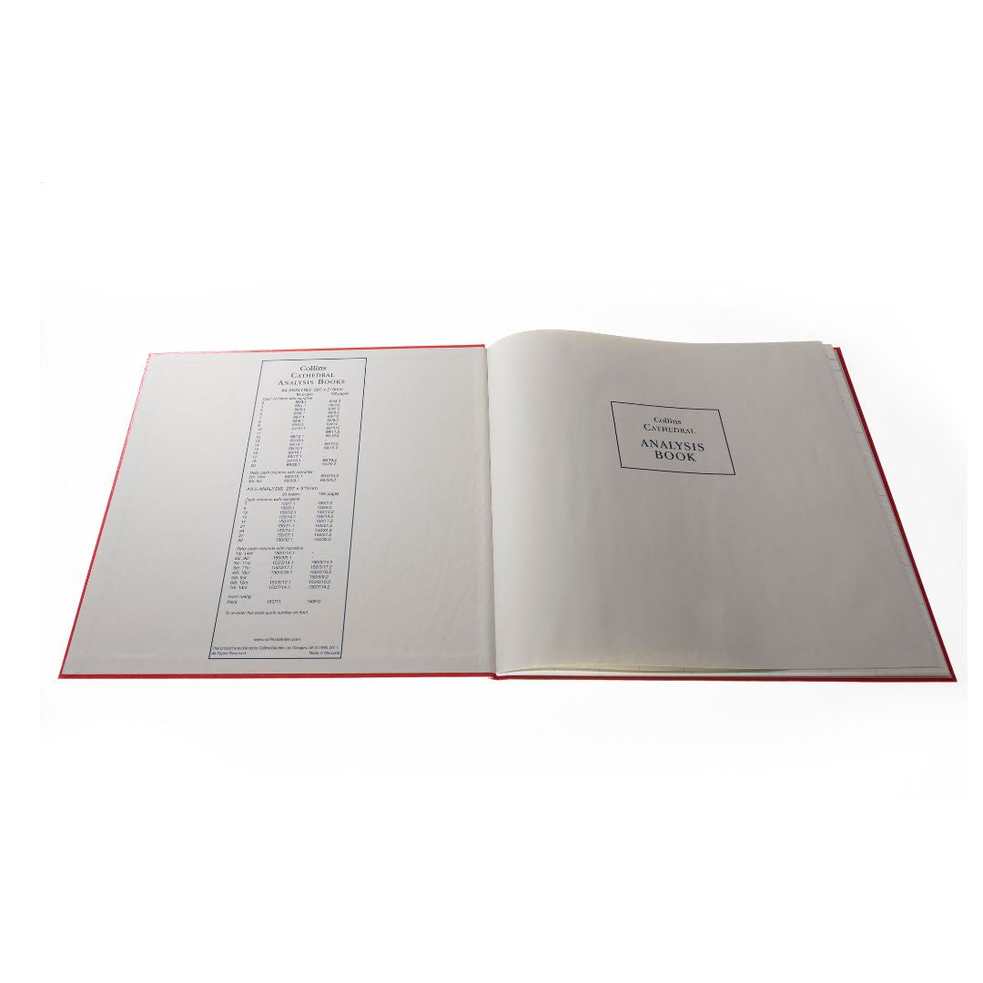 Cathedral -  Accounts Book Analysis 14 Cash Columns - Red (150/14.1)