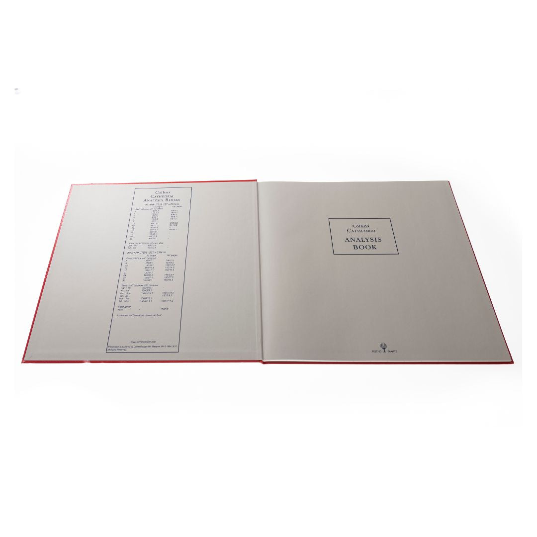 Cathedral -  Accounts Book Analysis 24 Cash Columns - Red (150/24.1)