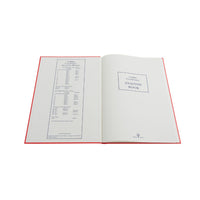 Cathedral -  Accounts Book 20 Cash Columns  - Red (69/20.1)