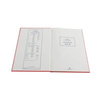 Cathedral -  Accounts Book  3 Debit, 9 Credit Columns - Red (69/3/9.1)