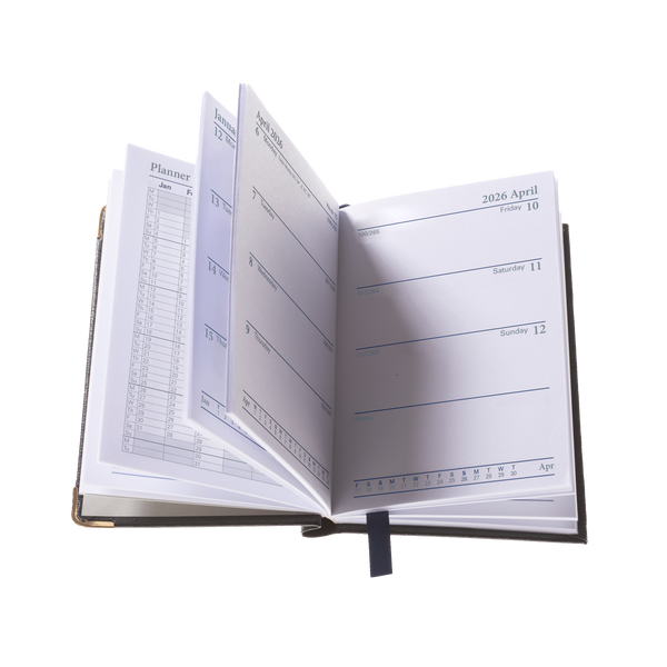 Business Pockets - Pocket - Week-To-View - Diary - 2026 Calendar Year Planner