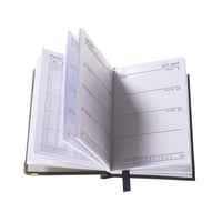 2027 Calendar Year Planner - 12 Month Pocket Week-to-View + Pen Diary - Hard Cover in Black - Collins Debden Business Range (392BP.99-27)