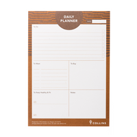 Brilliance  -  Daily Planner Pad A5 Daily - Brown (BR15U1.90)
