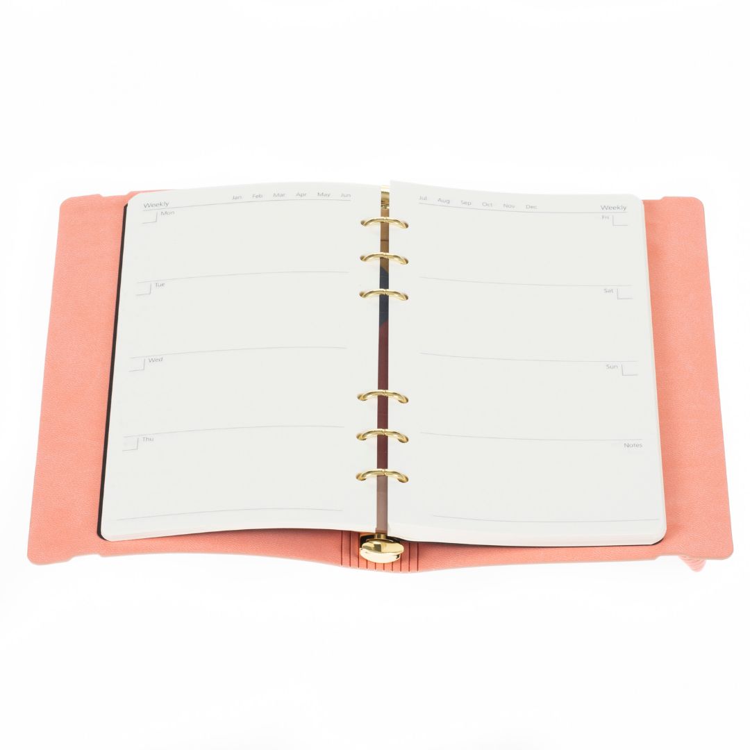 Undated Week-to-View Personal Dayplanner - Soft Cover Fashion - Geometric Shapes (PRSTU3.TR)