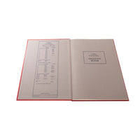 Cathedral -  Accounts Book Analysis 2 Debit, 10 Credit Columns - Red (69/2/10.1)