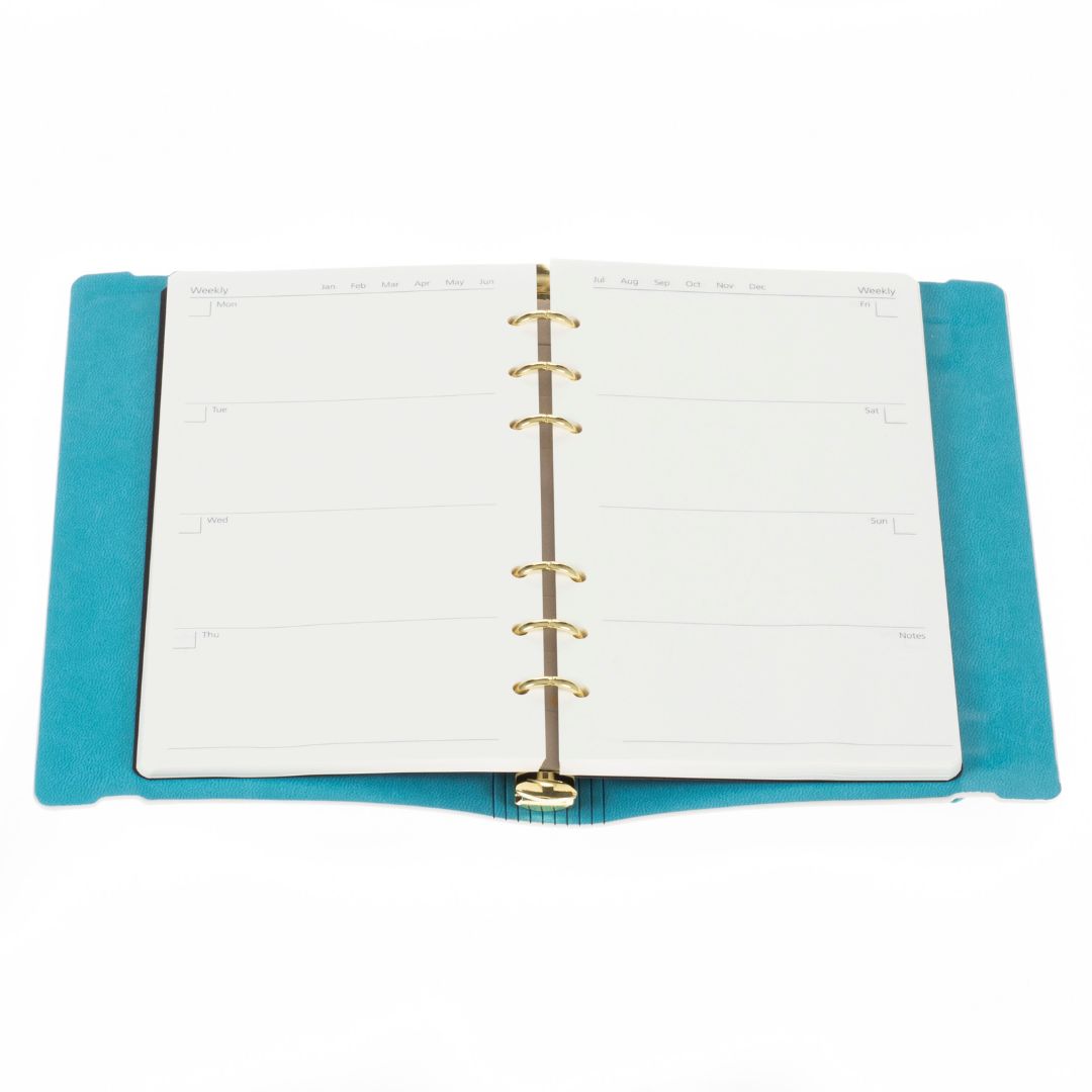 Undated Week-to-View Personal Dayplanner - Soft Cover Fashion - Brush Strokes (PRSTU3.BS)