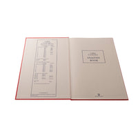 Cathedral -  Accounts Book 12 Cash Columns - Red (69/12.1)