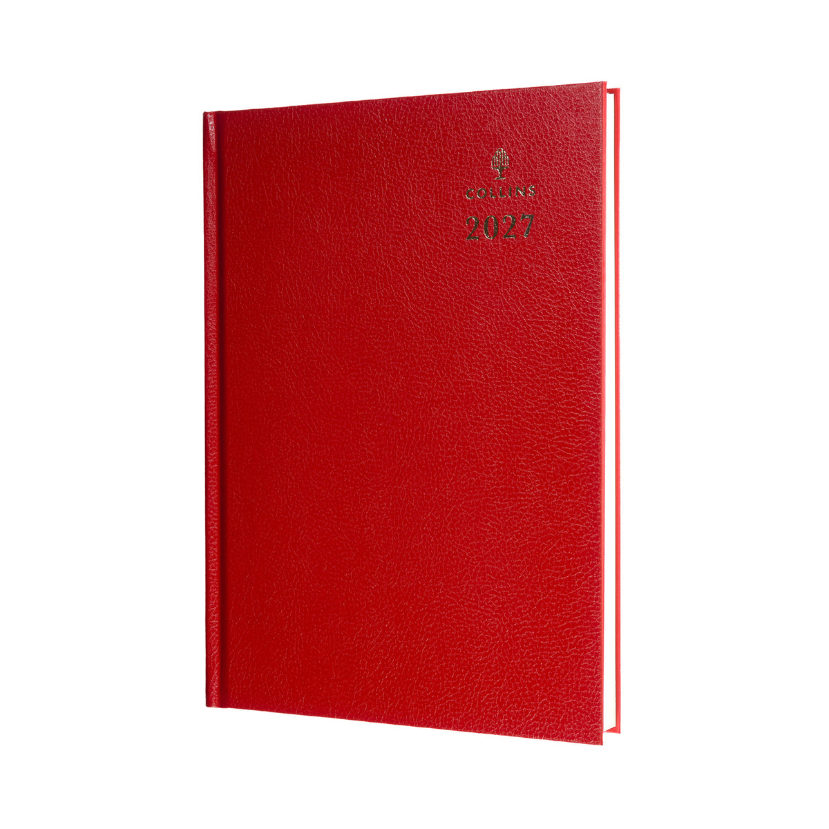 2027 Calendar Year Planner - 12 Month A4 Day-to-Page Diary - Hard Cover - Collins Debden Standard Desk Range