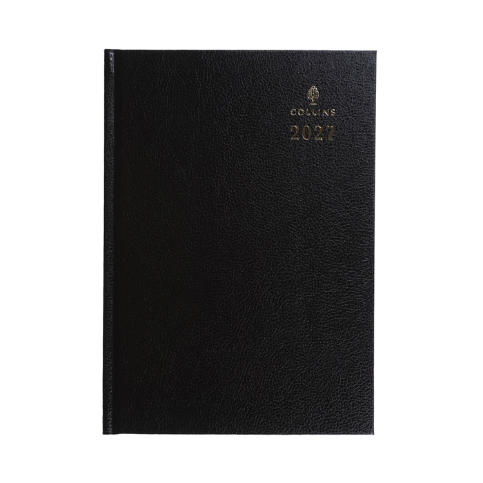 2027 Calendar Year Planner - 12 Month A4 Day-to-Page Diary - Hard Cover - Collins Debden Standard Desk Range