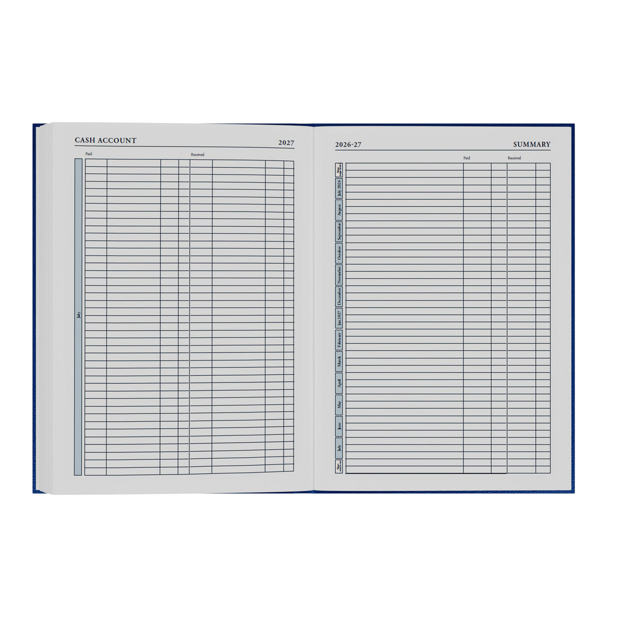 2026-2027 - Mid Year Planner - 13 Month A4 Day-to-Page with Appointments - Collins Debden Desk Diary