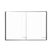 Ideal - A5 Cashbook Casebound  Single Cash - 192 Pages  - Black (461)