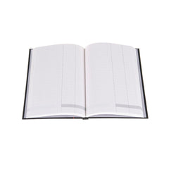 Ideal - A5 Cashbook  Casebound  Double Cash - 192 Pages  - Black (464)