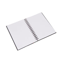 Ideal - A5 Cashbook Wiro Feint - 192 Pages  - Black (468W)