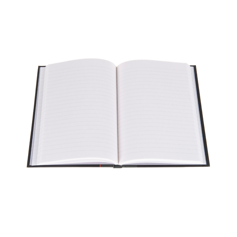 Ideal - A5 Ruled Notebook Feint - 192 Pages  - Black (468)